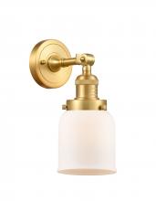 Innovations Lighting 203-SG-G51 - Bell - 1 Light - 5 inch - Satin Gold - Adjustable Sconce