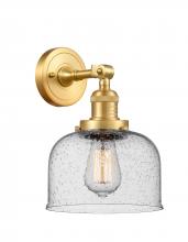 Innovations Lighting 203-SG-G74 - Bell - 1 Light - 8 inch - Satin Gold - Adjustable Sconce