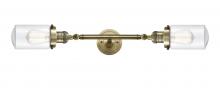 Innovations Lighting 208L-AB-G312 - Dover - 2 Light - 5 inch - Antique Brass - Adjustable Bath Vanity Light