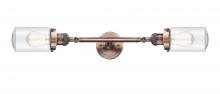 Innovations Lighting 208L-AC-G314 - Dover - 2 Light - 5 inch - Antique Copper - Adjustable Bath Vanity Light