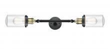 Innovations Lighting 208L-BAB-G312 - Dover - 2 Light - 5 inch - Black Antique Brass - Adjustable Bath Vanity Light
