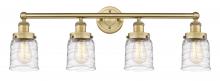 Innovations Lighting 616-4W-BB-G513 - Bell - 4 Light - 32 inch - Brushed Brass - Bath Vanity Light