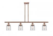 Innovations Lighting 916-4I-AC-G52 - Bell - 4 Light - 48 inch - Antique Copper - Stem Hung - Island Light