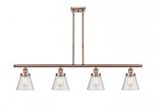 Innovations Lighting 916-4I-AC-G64 - Cone - 4 Light - 48 inch - Antique Copper - Stem Hung - Island Light