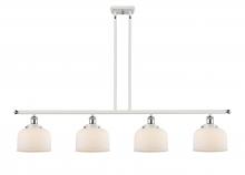 Innovations Lighting 916-4I-WPC-G71 - Bell - 4 Light - 48 inch - White Polished Chrome - Stem Hung - Island Light