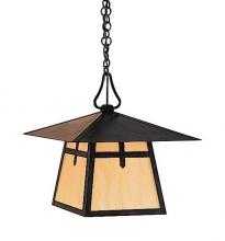 Arroyo Craftsman CH-15DAM-RB - 15" carmel pendant with dart overlay