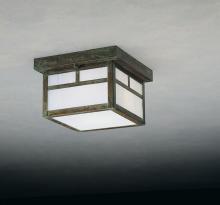 Arroyo Craftsman MCM-8TF-RB - 8" mission flush ceiling mount with T-bar overlay
