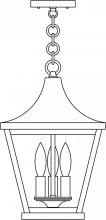 Arroyo Craftsman NAH-10CS-RB - 10" Nantes pendant